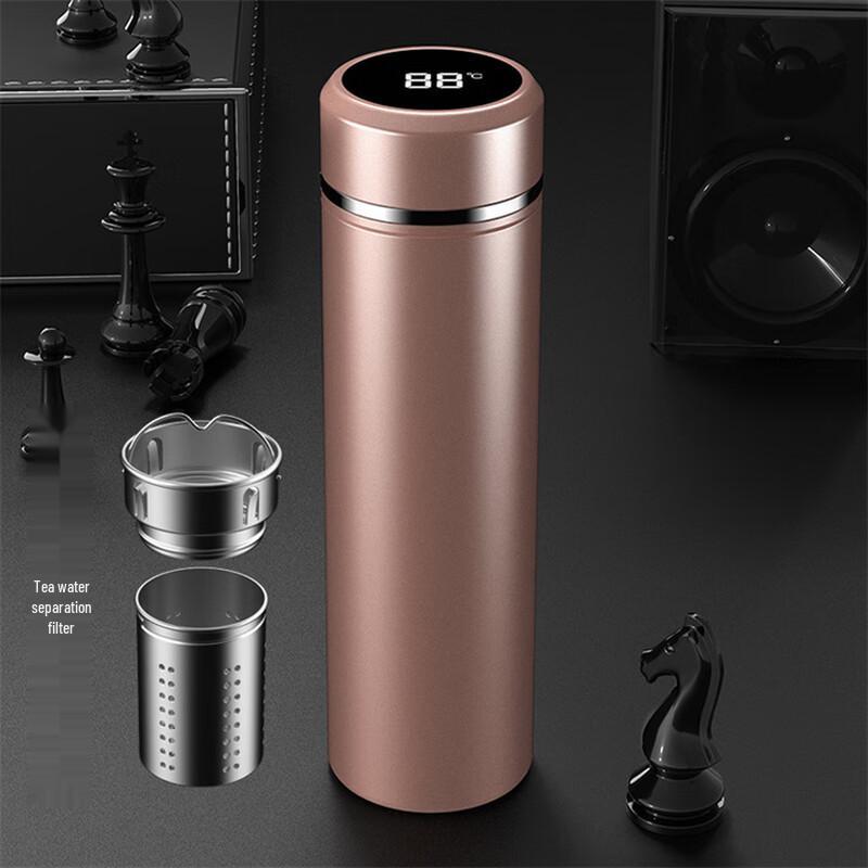 Stainless Steel Smart Tea Infuser Thermos Mug