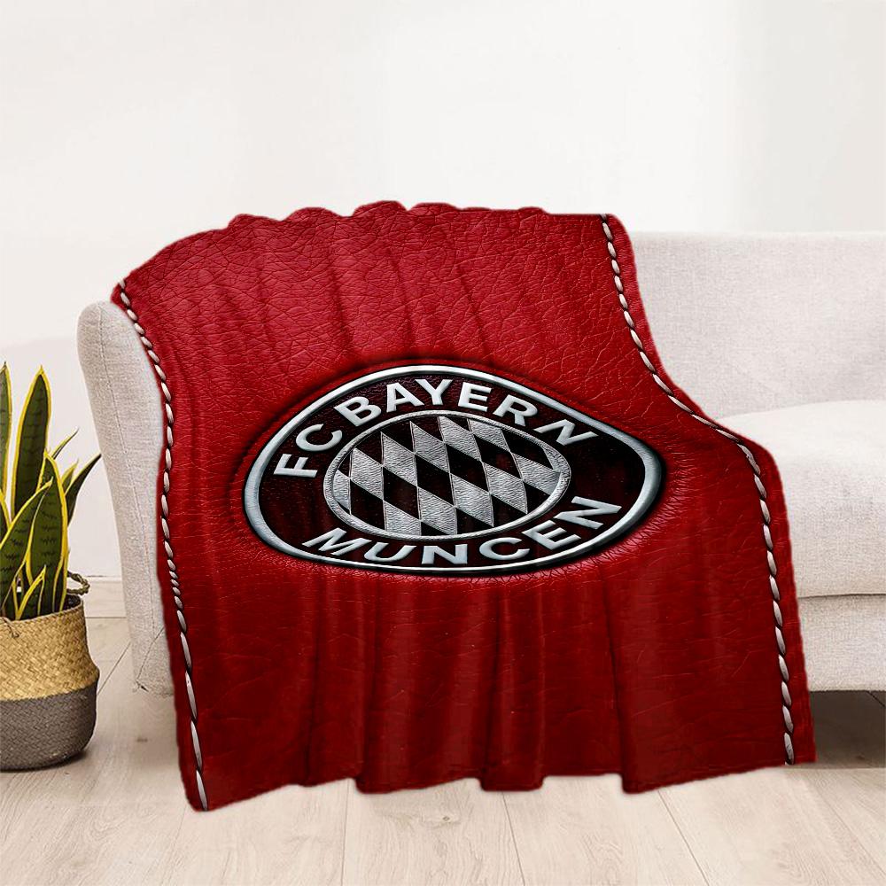 Bayern Munich Blanket Ultra-Soft Suitable for Office Seaside Chair for All Occasions Digital Print Ideal Gift for Friends Family Couples Picnic