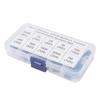 50pcs Variable Resistor 10 Values 3296W Regulating Resistance Multiturn Trimmer Potentiometer 100 Ohm 1M Ohm