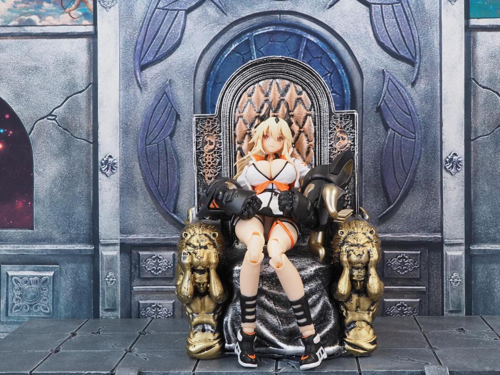 [Good in three directions] Impressive figma Arts Diorama Miniature Ancient Mythological Temple Pillar (Throne)