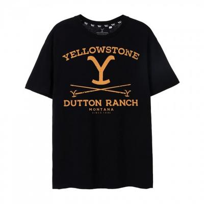 Yellowstone Mens Dutton Ranch Short-Sleeved T-Shirt
