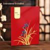 Custom Embroidery and Hot Stamping Award Certificate Cover with A4 Inner Page Printing