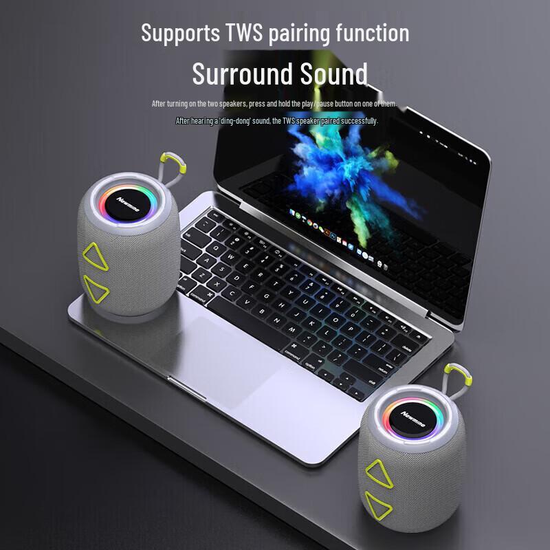 Newmine BT87 Portable Bluetooth Speaker CN plug (adapter included)