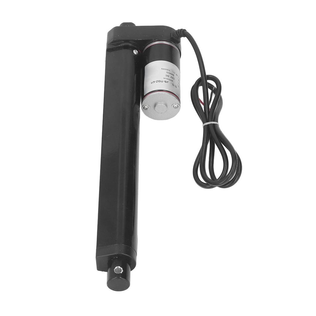 Black Electric Linear Actuator IP65 1000N Metal Gear Motor Massage Chair Linear Actuator 200mm