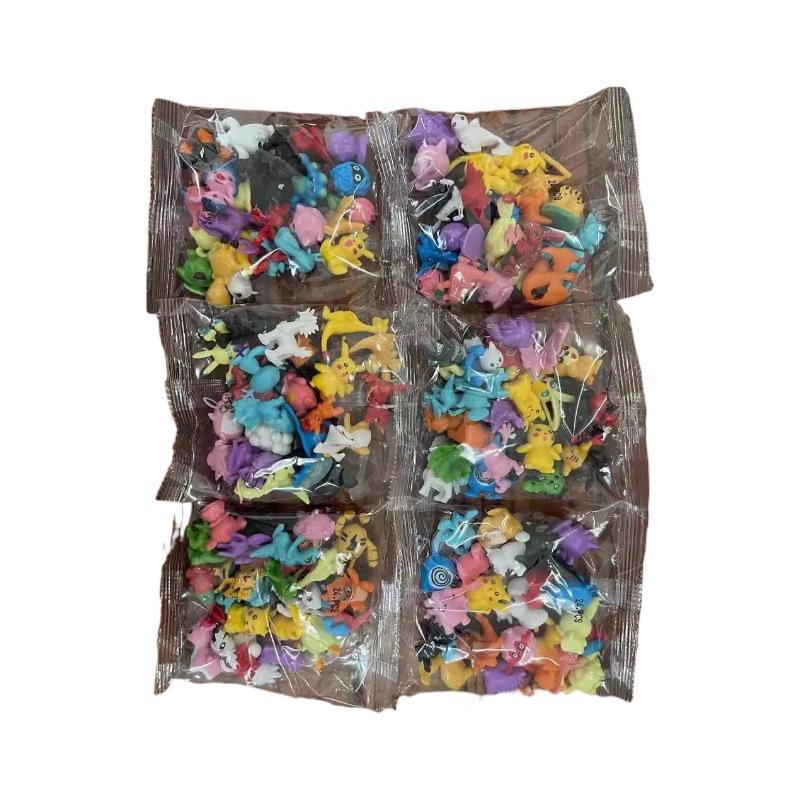 144pcs Pokemon Anime Figure Action Model Model Ornamental Decoration Collect Playthings For Christmas Present Durable