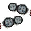 Super Bright 12W Driving Front Motorcycle Motorbike 4-LED Headlight Spot Lamp