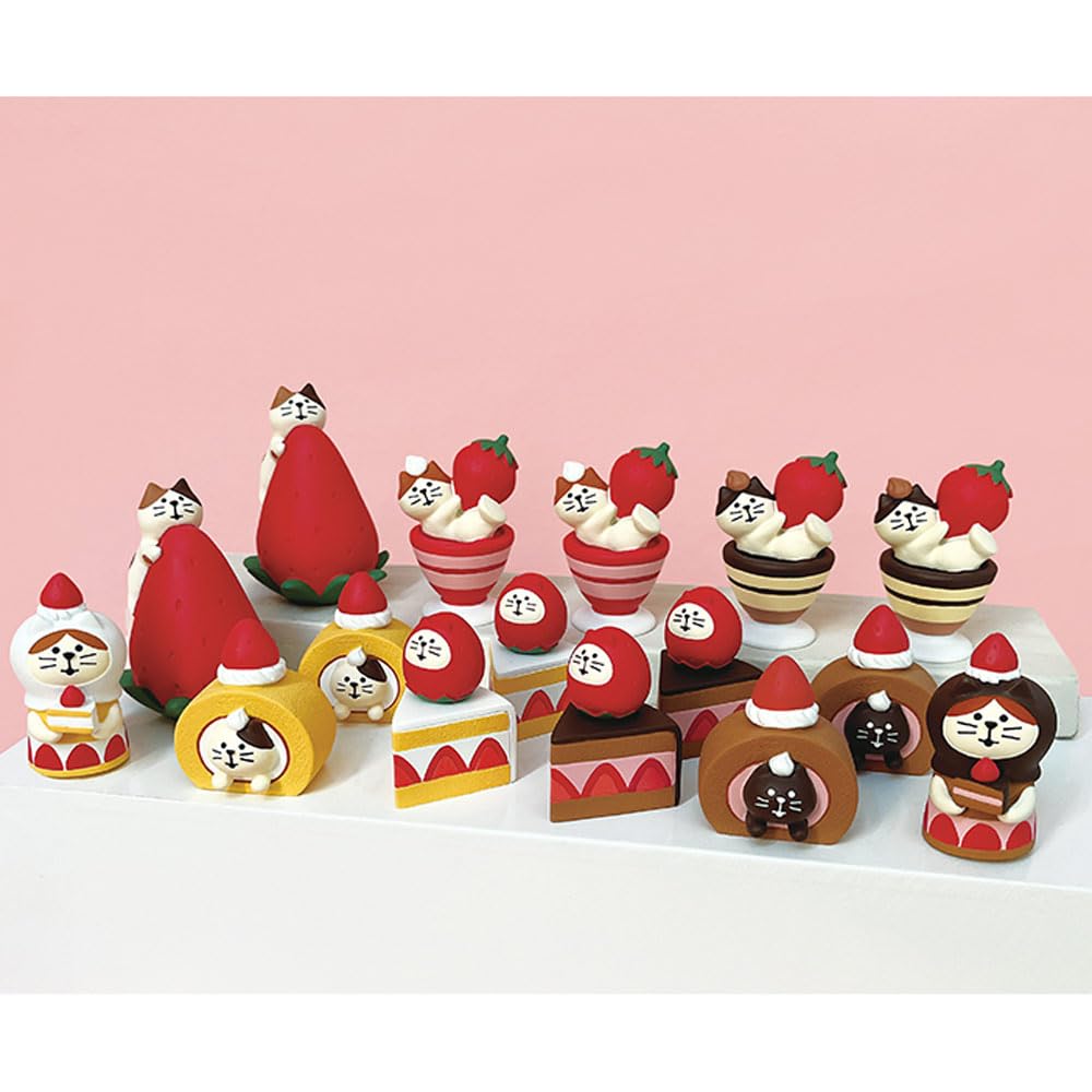 Decore Roll Cake with a Cat and Creamy Whipped Cream, Approx. 36 X 36 X 42mm (ZCB-90896)