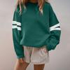 Ladies' Fashionable Solid Color Long Sleeved Sweatshirt