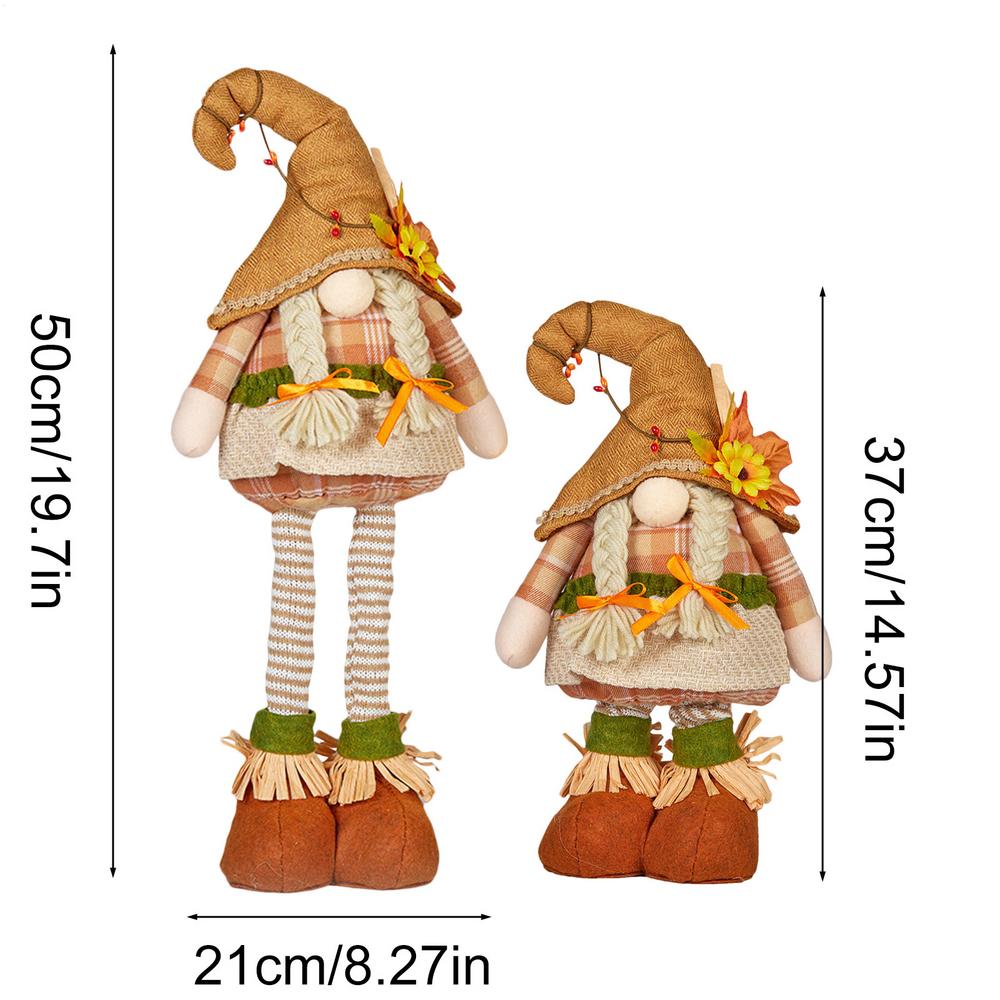 Herbst Wichtel Sonnenblume Ahorn Puppe Ernte Herbst Zwerg Plüsch Gesichtslos Puppen Ornamente Für Zuhause Halloween Thanksgiving Deko