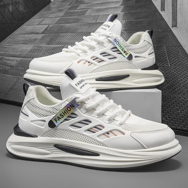 Men's Sneakers Fashion Outdoor Casual Shoes Breathable Mesh Sport Running Shoes Men's Vulcanized Shoes Platform Tennis Footwear