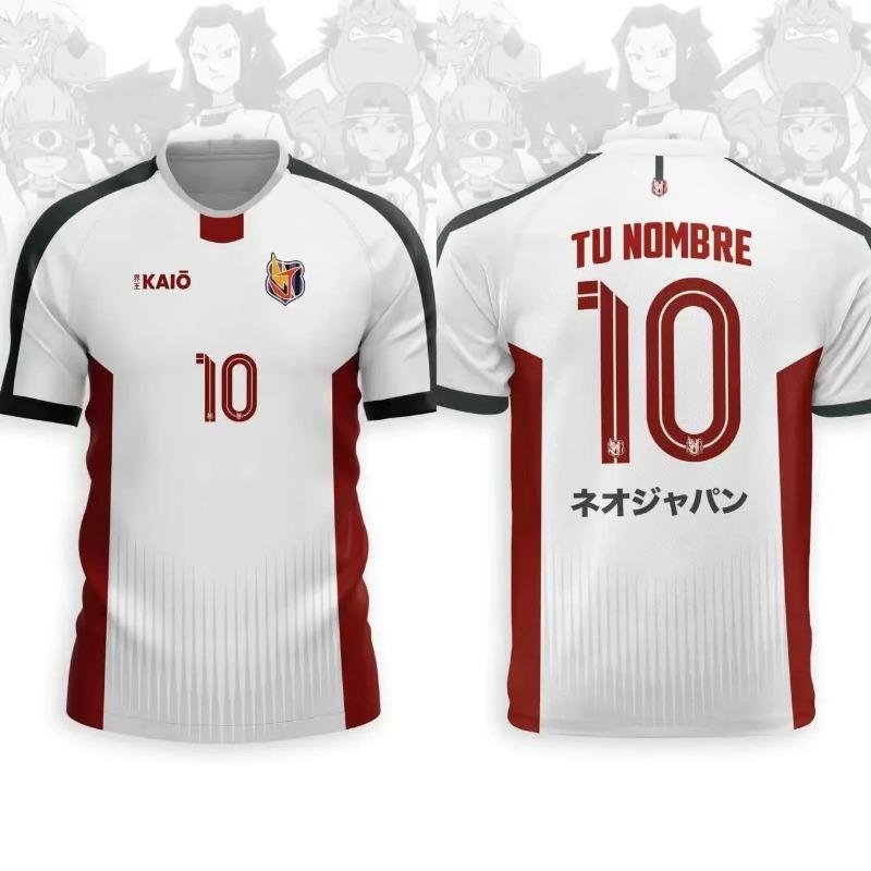 

Япония Футбол Аниме Мужская футболка Джерси Inazuma Eleven Kaio Мальчики Девочки Одежда Спорт Повседневная Быстросохнущая Оверсайз Для Ежедневных Тренировок S