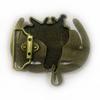 Western Cowboy Zinc Alloy Saddle Belt Buckle - Large, Fashionable, Smooth, Unique Design