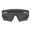 Prada Logo Mirrored Irregular Sunglasses Men sunglasses Black 0PS01YS1BO06F
