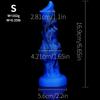 Liquid Silicone Shaped Makeup Simulation Dog Dildo Anal Dilation  Penis  Female Masturbation Product