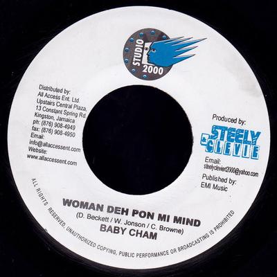 7inch Record BABY CHAM - Woman Deh Pon Mi Mind NONE Studio 2000 2006 Jamaica Reggae, Ska & Dub Used