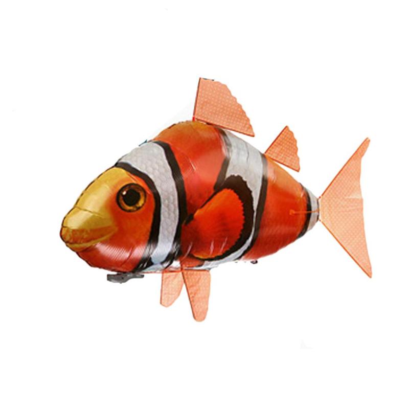 

Пульт Дистанционного Управления Летающая Акула + Рыба Надувная Игрушка Небесные Пловцы Забавная RC Модель onesize