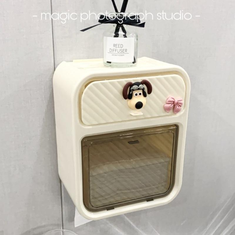 Luxuriöse Wandmontierte Doppelschichtige Badezimmer-Taschentuchbox