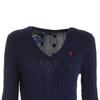 Polo Ralph Lauren Solid Slim Fit Sweater Women Sweater Blue 211580008-007