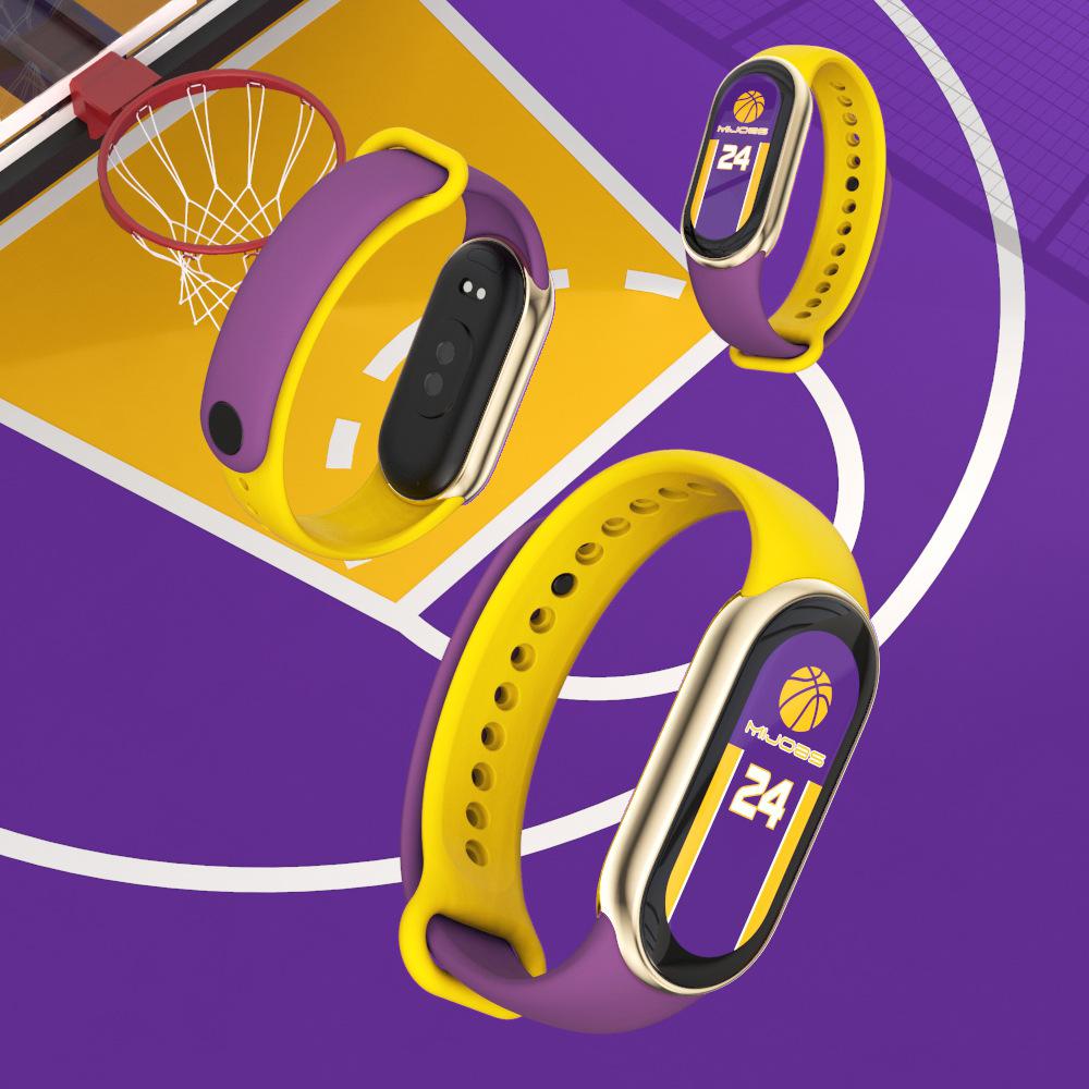 Sport Silicone Strap for Xiaomi Mi Band 9 NFC Replacement Bracelet Belt for Xiaomi Mi Band 8/9/10 Wriststrap Smart Watch Accessories
