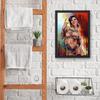 Modern Colorful Sexy Charming Nude Woman Canvas Painting Toilet Pub Bar Home Decoration Abstract Poster Wall Art Pictures