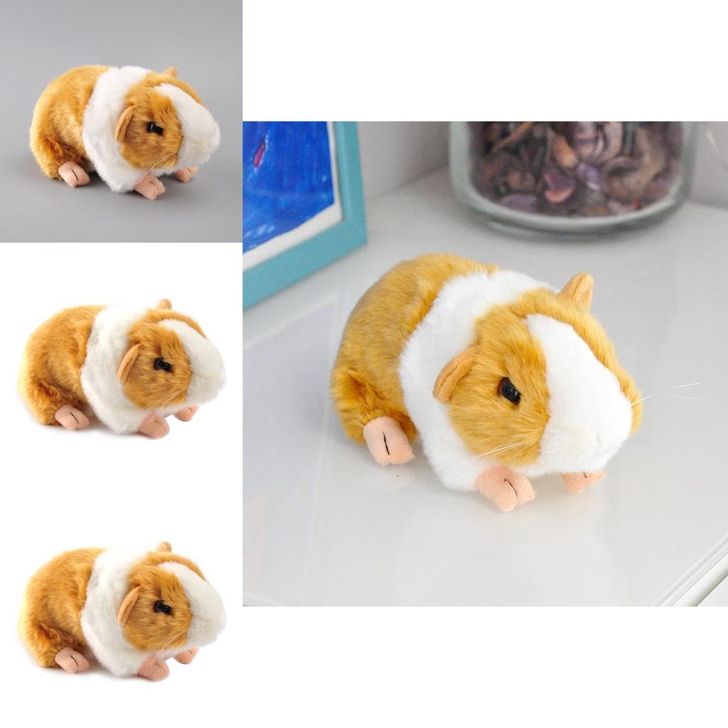 Lifelike Orange Guinea Pig Plush Toy For Children's Collection Gifts