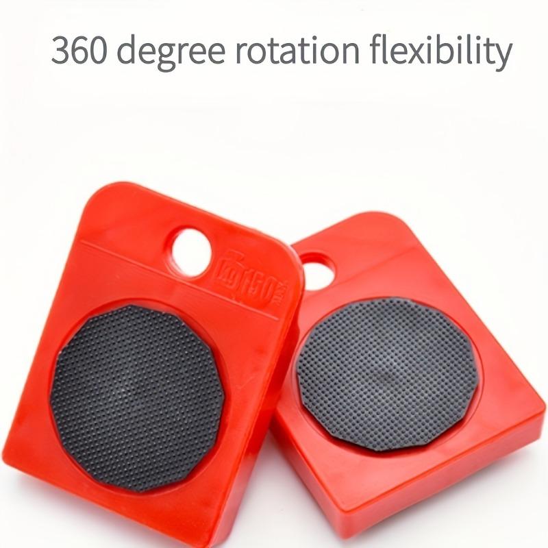 5Pcs/set Furniture Mover Tool Set Heavy Stuffs Moving Roller with Bar Furniture Mover Lifter with Wheel Professional Moving Tool