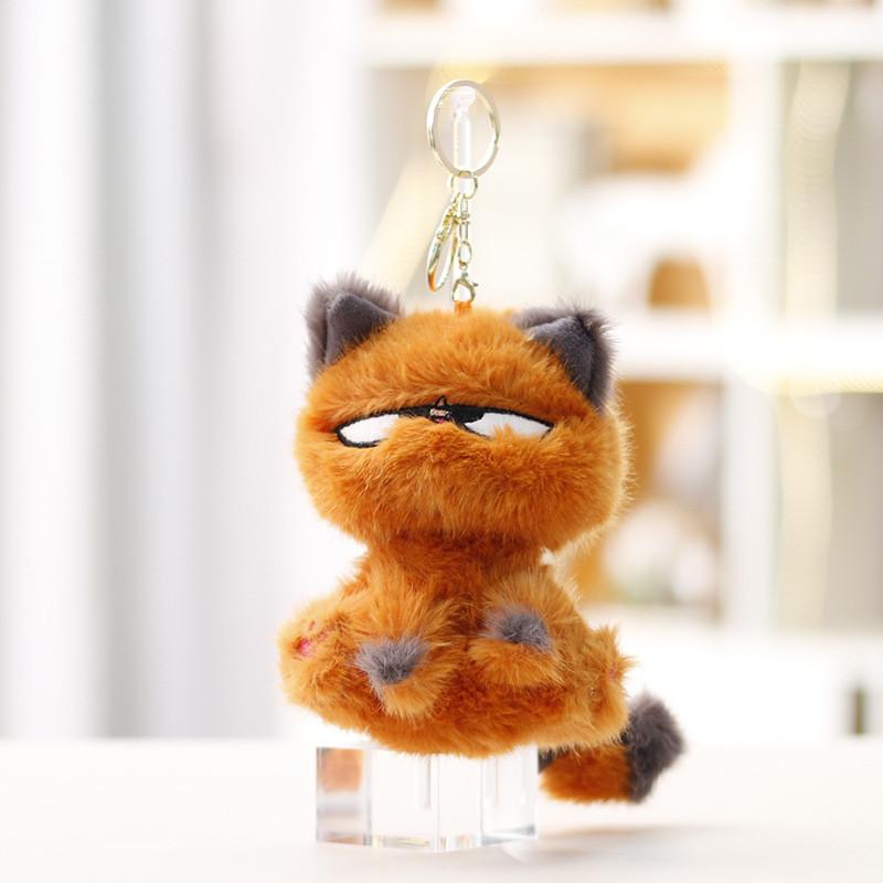 Plush Cat Toy With Funny Expression For Children And Gift Use