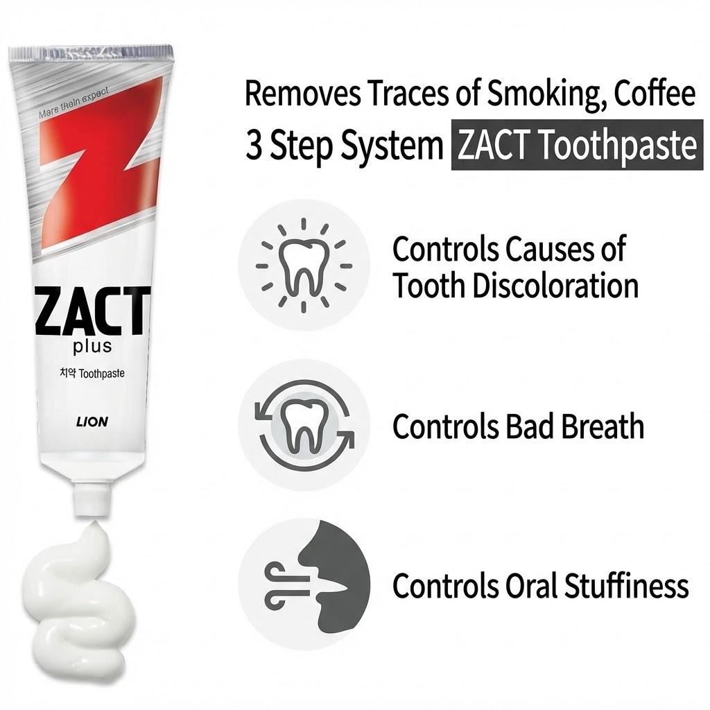 LION KOREA Jagt toothpaste / toothbrush , made in korea