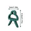 10Pcs Lever Ring Garden Plant Support Clips Durable Plastic Green Lever Ring Clips  Fixed Plants