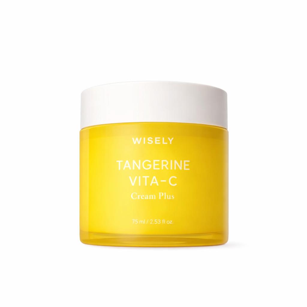 WISELY Tangerine Vita C Dark Spot Correcting Cream Plus 75ml x 2 Set (Renewed Version)