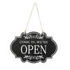 Wooden Craft Double Business Sign Double-sided Wooden House Sign Door Hanging Pendant  Shop