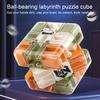 1/2Pcs 3D Puzzle Maze Cube Brain Teaser 3x3 Rolling Ball Maze