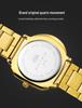 Doctorstone BESTWIN Men's Alloy Golden U-Shaped Fashion Watch