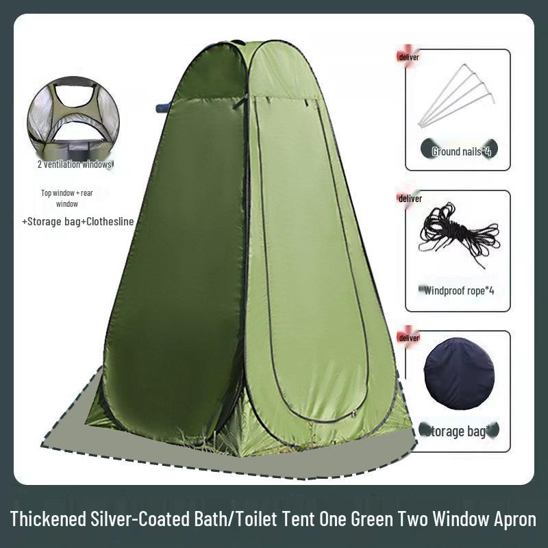 Tragbares Camping-Dusch- und Toilettenzelt - Outdoor-Privatsphäre-Unterstand