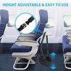 Foot Rest Airplane Footrest Made With High Quality Foam Portable Travel Footrest Carry-On Foot Rest Adjustable Height Foot Rest