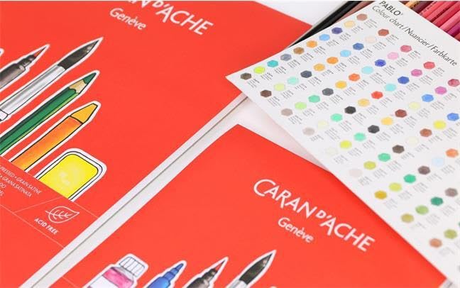 Caran Postcard Drawing Pad A4 20 Pages H297 x 210mm d'Ache CD-0454-114