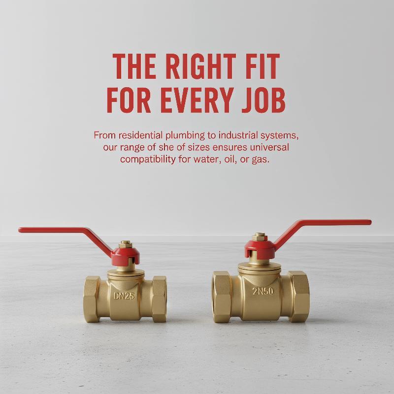 1Pcs Female Thread Brass Gate Valve 1/2" 3/4" 1" Water Valve Switch Valve