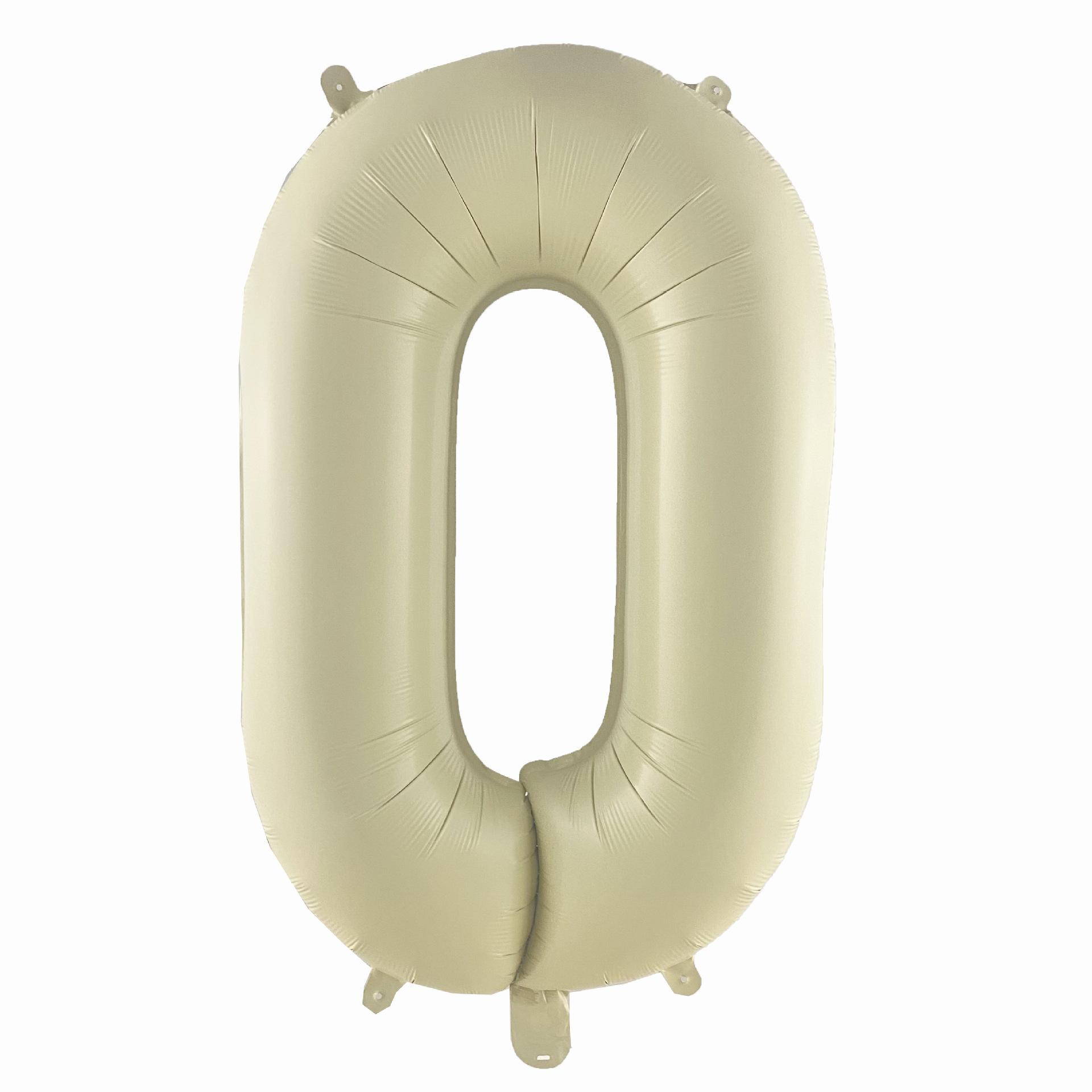 

32-дюймовый цифровой шар Розово-красный Цифровой Карамельный цвет Средний Цифровой Гелиевый шар Может летать 32 inch milk white digital 0