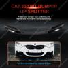 FOR BMW F30 F31 3 SERIES M STYLE FRONT LIP SPOILER SPLITTER GLOSS BLACK 12-2018 wsgk87