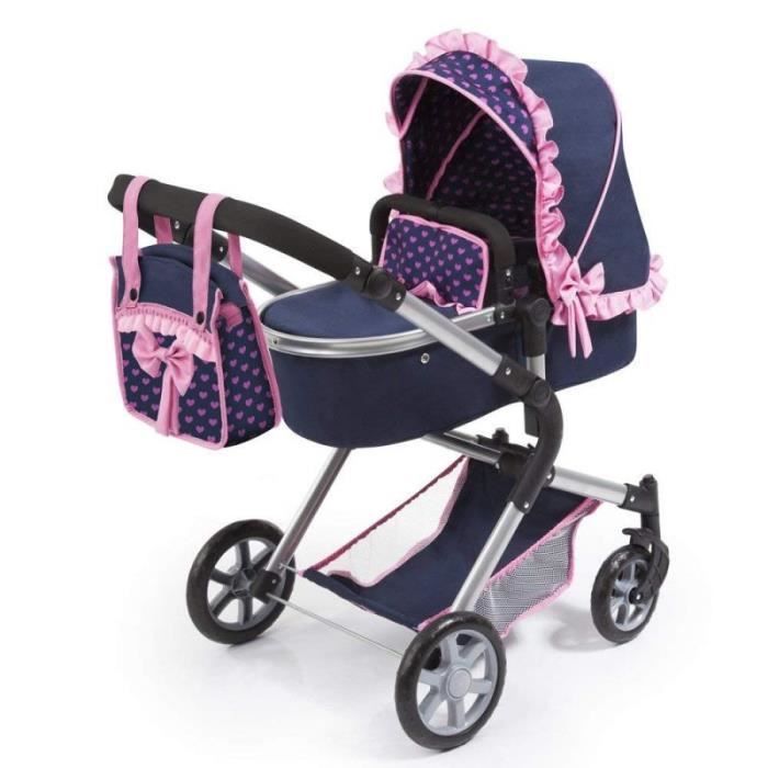 REIG - Landau Poupee Bebe-Paseo Urban Neo Bleu, - REA18501