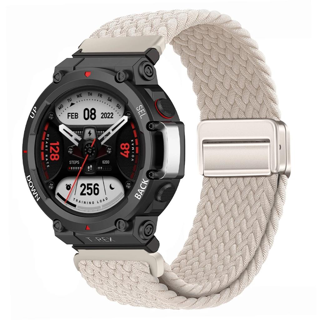 Geflochtenes Solo Loop Armband für Huami Amazfit T-Rex 3 Band Smartwatch Nylon Elastische Armbänder für Huami Amazfit T-Rex 3 Correa Band