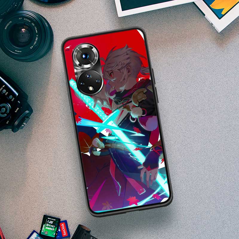 

Чехол для телефона Genshin Impact Kaedehara Kazuha для Huawei P Smart 2021 Y5 Y6 Y7 Y9 Honor 50 20 Pro 10 10I 9 9X Y9S 8 8A 8X 8S 7S Cov Honor 8X