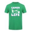 Gamer Life T Shirt Funny Video Game Player Gaming Lifestyle Computer Console Cotton Tshirts Tee Da366