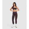 Gymshark Contrast Seamless Leggings Heritage Brown B2c1h Ncnz