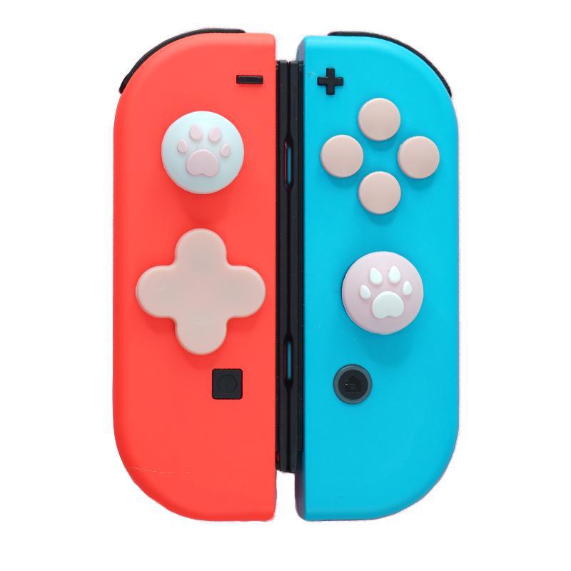 Ajitomo Cat Claw Joy-Con Button Stickers for Nintendo Switch