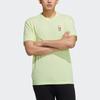adidas neo M July Tee 2 Printing Sports Loose Round Neck Short Sleeve Yellow Men's HF0466