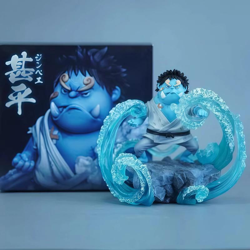 One Piece Dx Childhood Jinbe Figure Shichibukai Anime Desktop Chassis Decoration Collectible Boxed Toy Gift For Anime Fans