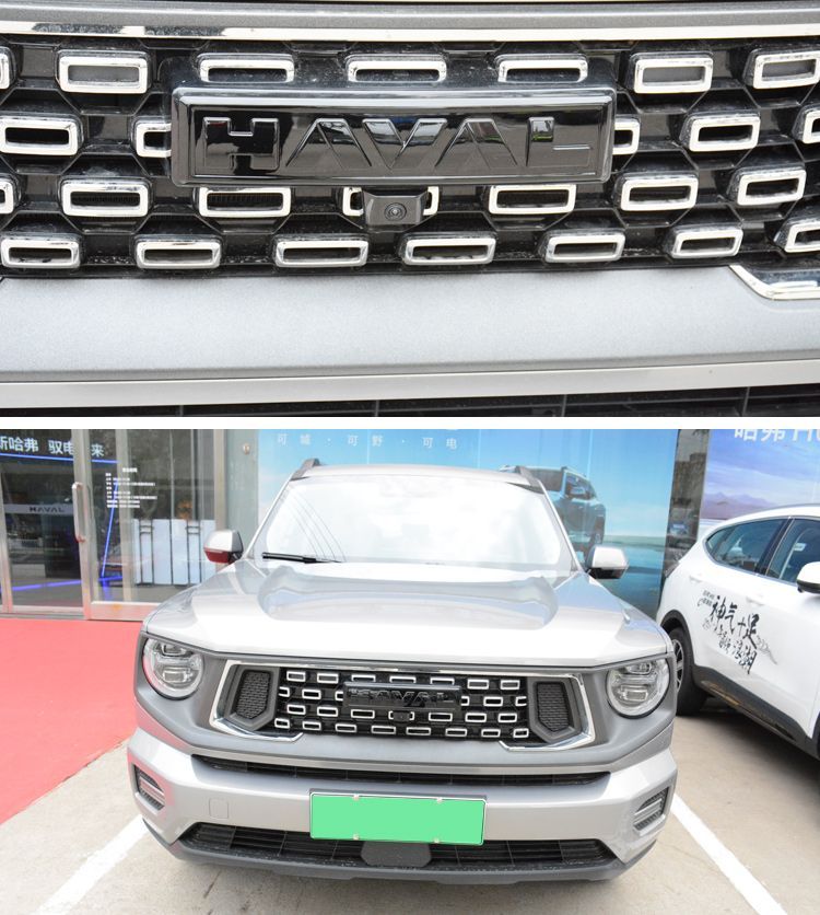 Logo Emblema Nero Per GWM HAVAL H6 H7 Jolion Dargo H5 (2023-2025) Griglia Anteriore Emblema Adesivo Lettere Baule Styling Auto Cromato