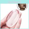 Transparent Silicone Leaf Shaped Makeup Puff Dry Wet Dual-use 6.3*4cm