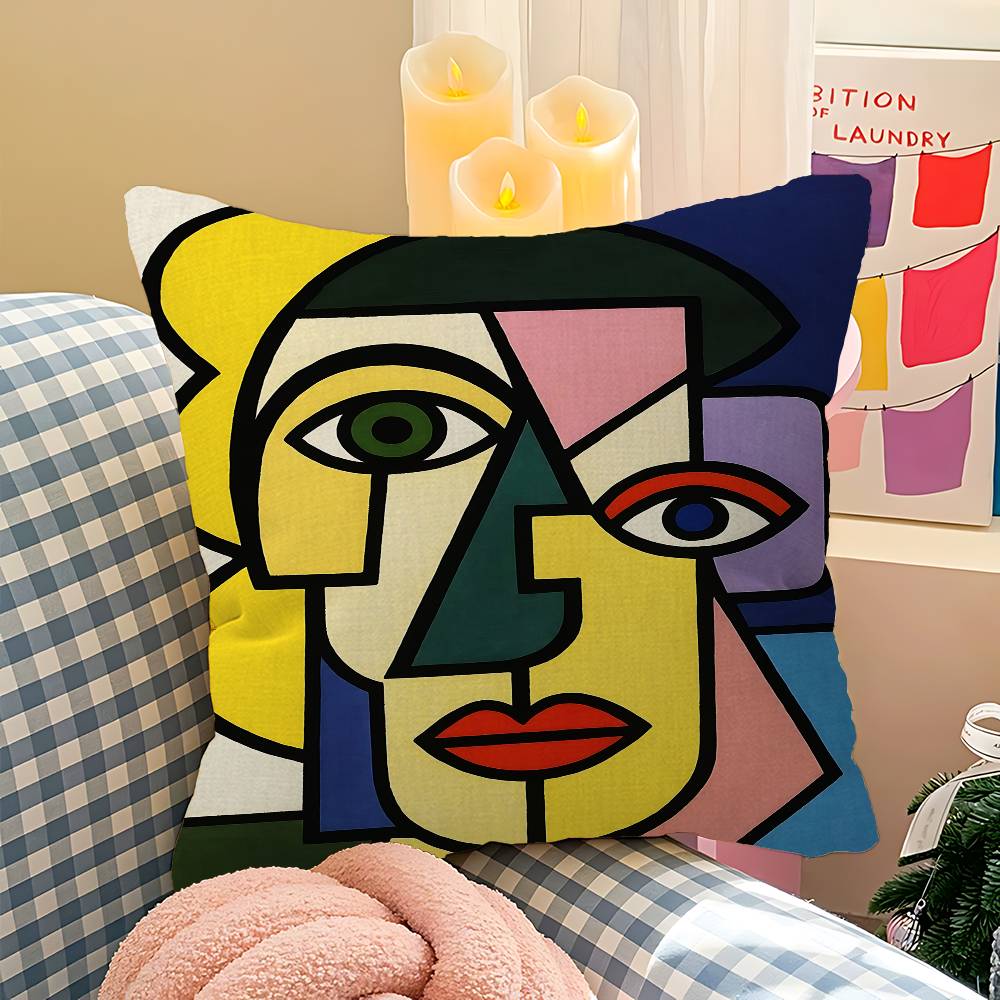 Pablo Picasso Famous Artwork Cushion Cover Car Throw Pillow Case For Sofa Car Christmas Gift 40x40cm 45x45cm